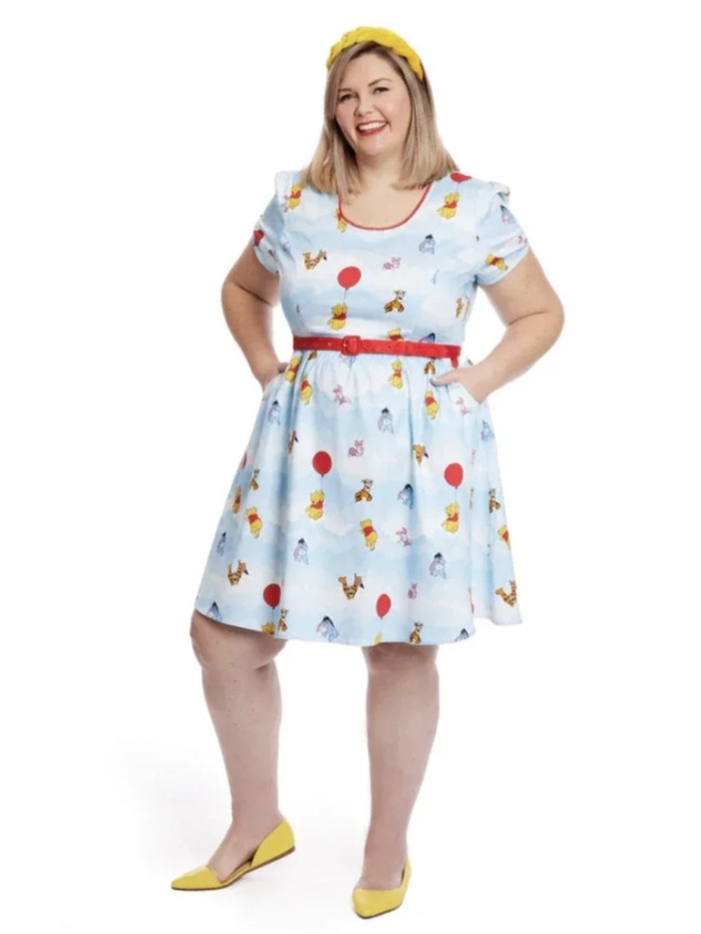Stitch Shoppe by Loungefly Winnie The Pooh Up In The Clouds Laci Dress Size 4XL